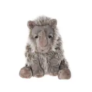 Charlie Bears Woolly Rhino Stompy 37cm Childrens Soft Plush Toy 18m+ Grey
