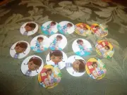 Pre Cut One Inch DOC MCSTUFFINS CARTOON FREE SHIP