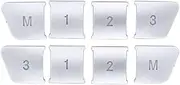 Car Styling Seat Adjust Memory 1 2 3 M Button Cover Sitckers Compatible with Mercedes Benz GLA CLA GLK GLE CLS ML GL A B C E Class Car Interior Stickers