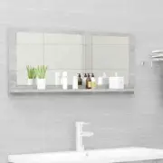 NNEVL Bathroom Mirror Concrete Grey 90cm Chipboard