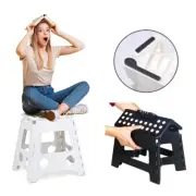 Large Folding Kids Step Stool Portable Plastic Foldable Chair Outdoor Camping