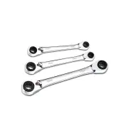 3 Pcs of Chicane 4 In 1 Double Box Wrench - 8x10 12x13 9x11 14x15 16x17 18x19mm