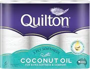 Quilton 3-Ply Coconut Oil Toilet Tissue 6 Pack