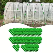Greenhouse-Clamps Film Row Cover Netting Tunnel Hoop Clips For 11/16mm Plant