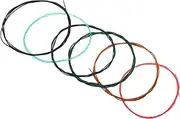 FUTUREORYY Acoustic Guitar Strings 6-pack Bright Strings User-friendly Installation for Practice Stage