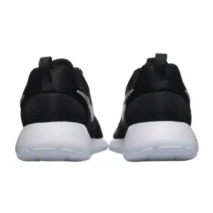 【NIKE】WMNS NIKE ROSHERUN 復古 輕量 黑底銀勾 慢跑(511882-094)