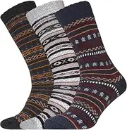 [Generic] Womens/Ladies Nordic Boot Socks (Pack Of 3)
