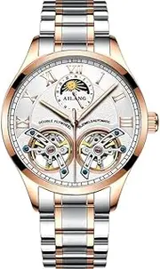 [AILANG] Men's Mechanical Watch Double Flywheel Swiss Automatic Waterproof Luminous