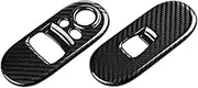 CLEZON Car Window Control Panel Cover Carbon Fiber Decoration Sticker, for BMW, for MINI, Cooper S F54 F55 F56 F57 F60 Car Styling Accessories Car Air Vent Trim(F56 A)