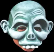 Dynamic Design International Goofy Ghost Half Halloween Mask DD200192