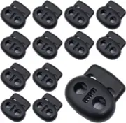 60 Pieces Cord Locks End Spring Toggle Stoppers,Drawstring Toggle Spring Stop...