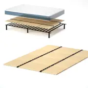 Folding Box Spring, Bed Plate,Queen Bed Board Under Mattress Support,Bed Plat...