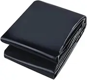 Pond Liner,20 Mil Pond Liners for Outdoor Ponds Black,HDPE Fish Pond Liner for Koi Ponds, Garden Fountain, Waterfall (300cm*210cm)