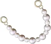 COHEALI Imitation Pearl Bead Purse Chain Strap, Handbag Chain Charms with Metal Buckle for Women Handbag, Purse, Clutch