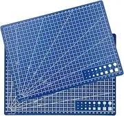 Qinsky Cutting Mat, A4 Cutting Mat, Self-Healing Cutting Mat, Craft Mat, Cutting Mat, Craft Mat, Cut Resistant for Creative Crafts, Set of 2