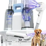 6 in 1 Dog Grooming Vacuum & Dryer Kit, 10000pa Dogs Vacuums for Shedding Gro...