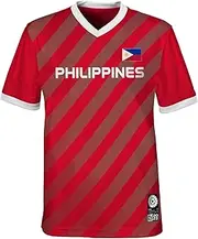 [FIFA] Unisex Official 2023 Women's Football World Cup Youth Team Shirt, Philippines T-Shirt (Pack of 1)