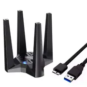 PC USB WiFi 6 Adapter 1800Mbps USB 3.0 WiFi Dongle Dual Band for Windows