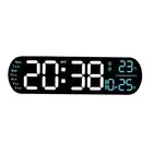 Digital Alarm Clock Temperature Date Week Display 10 Level Adjustable Light