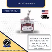 Toggle Switch 12V, Heavy Duty 120V SPST ON Off Rocker Switch