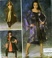 Simplicity Sewing Pattern 4959 Misses Gothic Sorceress Witch Size 6-12