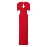 [Rebecca Vallance] Rebecca Vallance Cameron Cape Gown 12 UK RED
