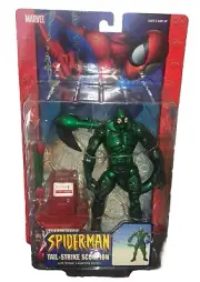 Spider-Man Tail-Strike Scorpion Metallic Variant Action Figure Toy Biz 2005 New