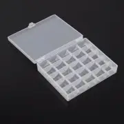 3 Pcs Bobbin Box Craft Organiser Spool Thread Bobbins Case Organizer