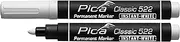 Pica Classic Medium Tip Permanent Marker, White
