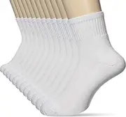 SNEAKER LIFE(スニーカーライフ) Men's Sneaker Socks, 3 Pairs, Cotton Blend Cushion Sole, 3 Pairs x 4P (12 Pairs), Quarter Length, Bulk Value