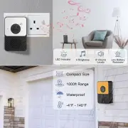 2 Way Doorbell Intelligent Voice Intercom Doorbell for Apartment Home