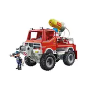 Playmobil Licensed City Action Fire Truck With Fire Figures Model Toy Set