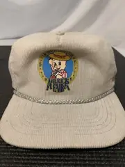 1995 Los Angeles County Fair Corduroy Hat Vintage Americas Fair Trucker SnapBack