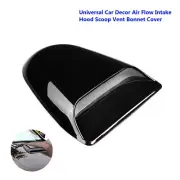 Universal Car SUV Decorative Air Flow Intake Hood Scoop Vent Bonnet Cover Black
