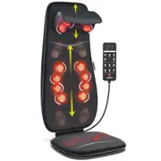 Renpho Neck & Back Massage Cushion - S-Shaped - Black