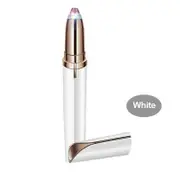 Electric Eyebrow Trimmer Finishing Touch Flawless Brows Hair Remover LED Light WHITE