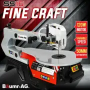 Baumr-AG SS16 16 120W Variable Speed Scroll Saw Tool Electric Dual Lamps Blower