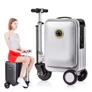 SE3S Smart Riding Luggage Electric Suitcase Scooter with Removable Battery