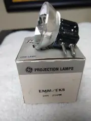 GE EMM/EKS 24V 250W Quartzline Projection Lamp NEW OLD STOCK