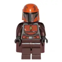 在飛比找蝦皮商城優惠-LEGO人偶 SW1079 曼達洛人戰士 (橘頭盔, 深棕披