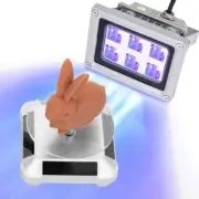 3D Printer UV Resin Curing Light with Solar Turntable 360°Rotating Stand for SLA