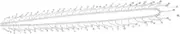 HOMSFOU 3pcs Decorative Rhinestone Chain Trim Removable Rhinestone Fringe for Curtains and Craft Projects Silver Round Tassel Durable Versatile Design
