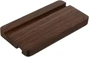 HOMOBABE 1Pc Walnut Mobile Phone Stand Holder Angle Desktop Phone Rack for Home Office Dormitory Live Streaming and Movie Watching Durable Craftsmanship