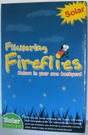 Flickering Fireflies 7 LED bulb lights Solar Powered magic nature lights string
