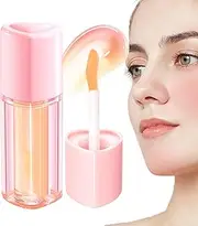 Color Changing Lip Oil - 2g Tinted Lip Oil | Non-Sticky Moisturizing Primer Face Makeup for Women Girls Teen Plump Look