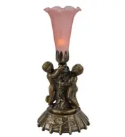 Meyda Tiffany 12522 12" Tall Novelty Table Lamp - Copper