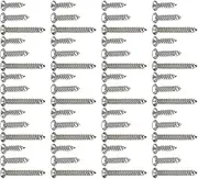 DECORNIJIA 300pcs Assorted Self-Tapping Stainless Steel Screws Wall Plate Screws Size Self-Drilling for