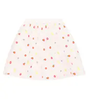 [Stella McCartney Kids] Stella McCartney Kids Embroidered floral tulle skirt Y 4 white