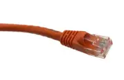 5 PACK LOT 25FT CAT6 Ethernet Patch Cable Orange RJ45 550Mhz UTP 7.5M