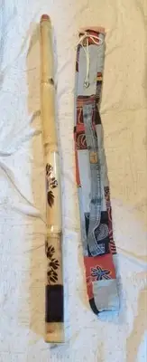 Hand Made Denim Patchwork Didgeridoo Bag Lined 52" (Fits Up To 46")